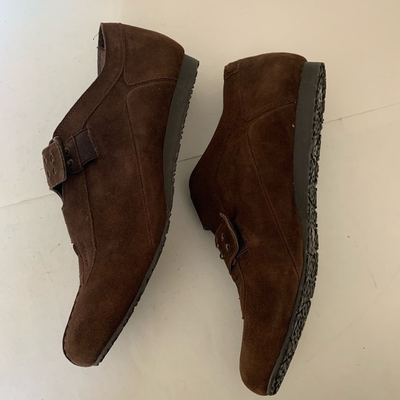 Fitzwell brown suede shoe size 8.5M - Picture 11 of 12